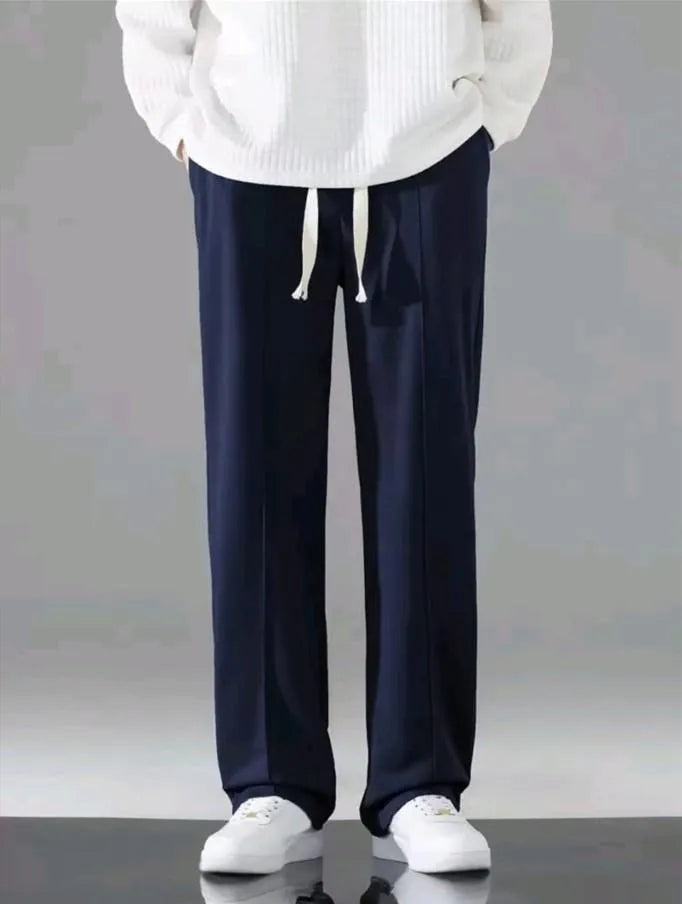 Men’s Premium Wide-Leg Relaxed Fit Trousers