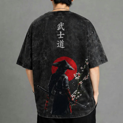 Shadow Anime Oversized T-Shirt – Black & White