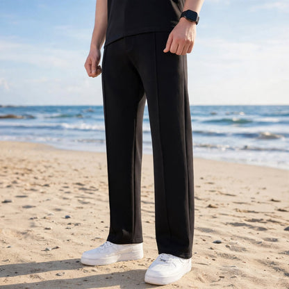 Men’s Premium Wide-Leg Relaxed Fit Trousers