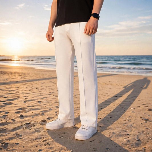 Men’s Premium Wide-Leg Relaxed Fit Trousers