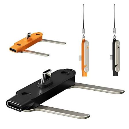 240W Super Fast Charging Stand Data Cable With Type-c Built-in Stand Adapter Multi-function Foldable Converter Charging Bracket