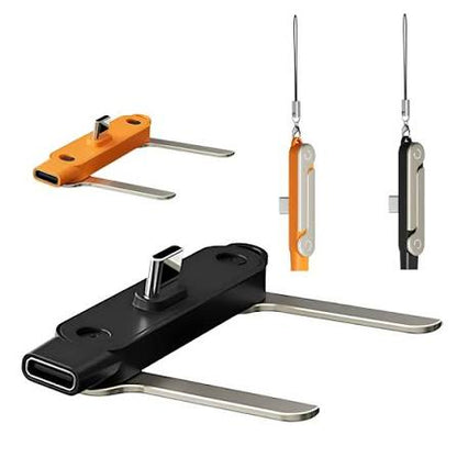 240W Super Fast Charging Stand Data Cable With Type-c Built-in Stand Adapter Multi-function Foldable Converter Charging Bracket